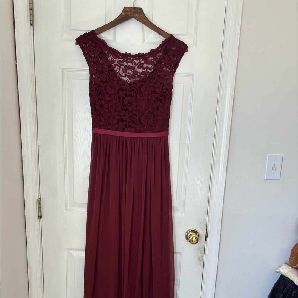 Merlot Bridesmaids Dress